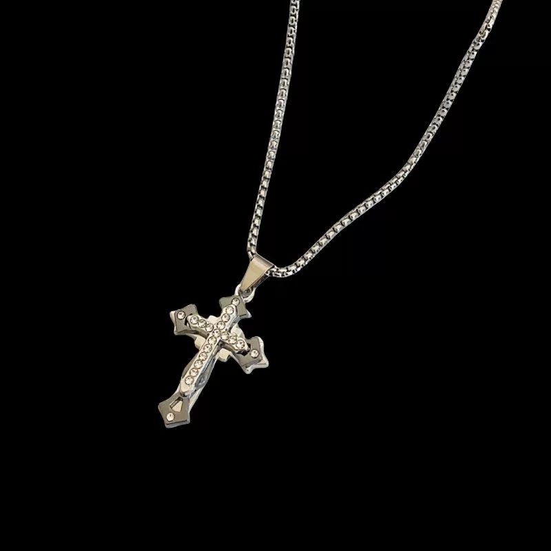 สร้อยคอผู้หญิง สร้อยคอพร้อมจี้ cross pendant สไตล์เกาหลี ins สวย ของขวัญ เครื่องประดับแฟชั่น ส่งไวจากไทย COD - รูปที่ 7