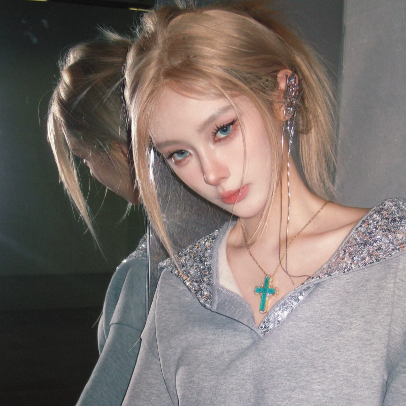 สร้อยคอผู้หญิง สร้อยคอพร้อมจี้ cross pendant สไตล์เกาหลี ins สวย ของขวัญ เครื่องประดับแฟชั่น ส่งไวจากไทย COD - รูปที่ 4