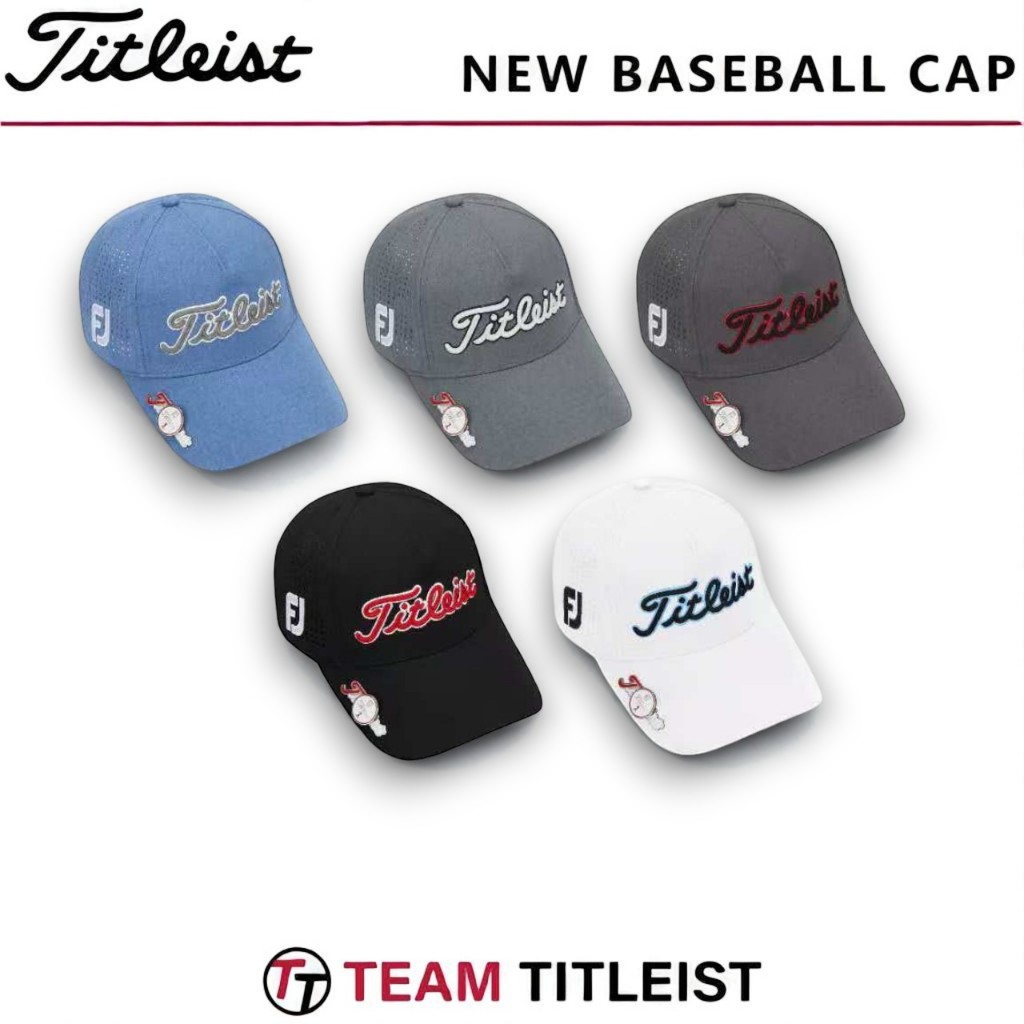 หมวกกอล์ฟ With Maker Golf Ball Magnet Team Titleist NEW BASEBALL CAP