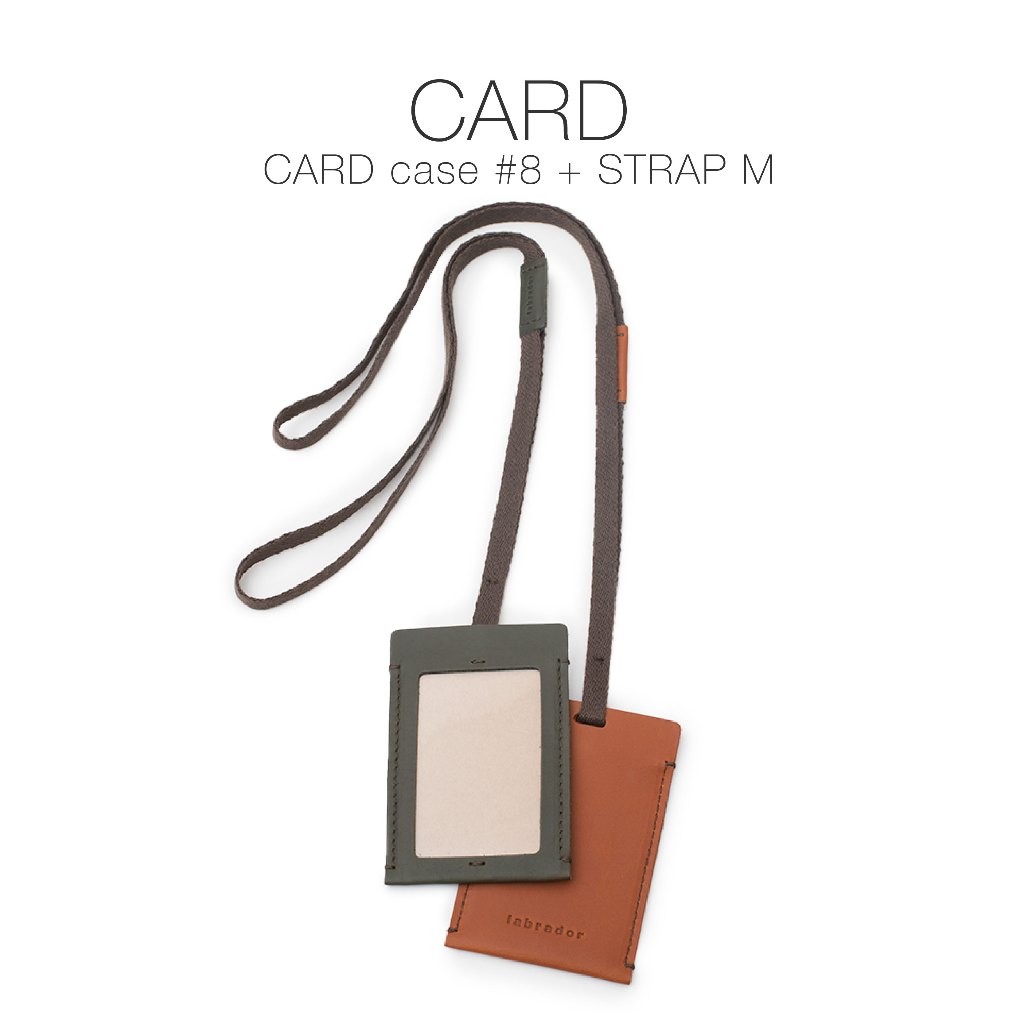 labrador CARD case #6 + strap M ซองใส่บัตรพร้อมสายคล้องคอ (LAA158)