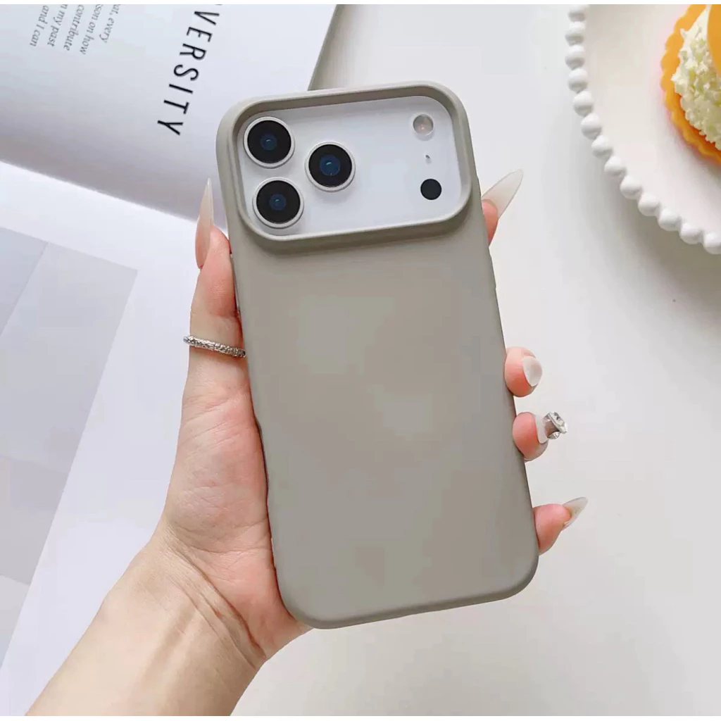 (มีส่งด่วน)เคสซิลิโคน ไอโฟน 17 ด้านในบุกำมะหยี่ 17 / Air / 17 Pro / 17 Promax thumbnail 7