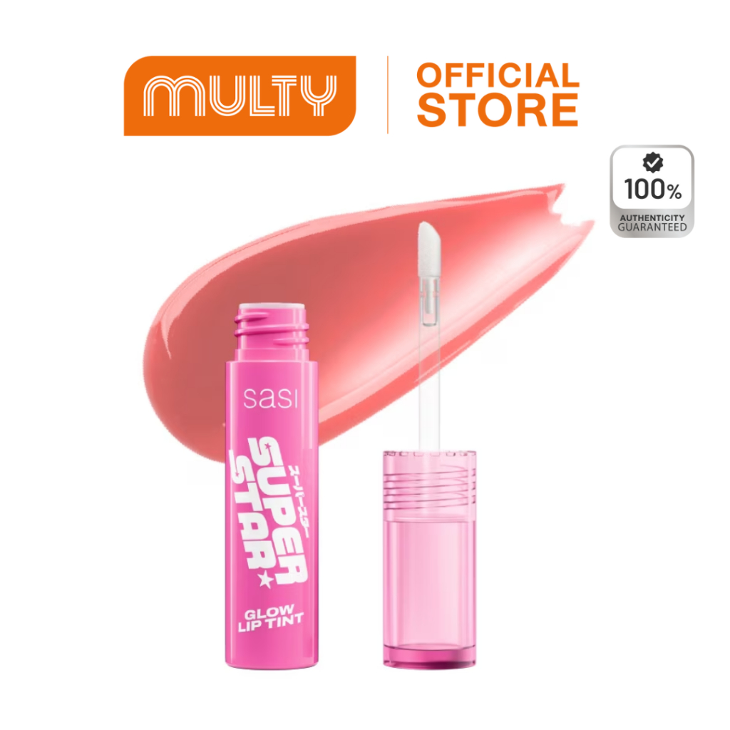 Sasi SuperStar Glow Lip Tint 2 g.ทินท์ฉ่ำโกลว์ สีชัดติดทน