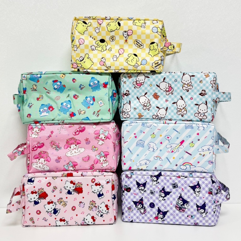 พร้อมส่ง กระเป๋าเครื่องสำอางค์ Travel Pack ลายการ์ตูน ลายหน้า
