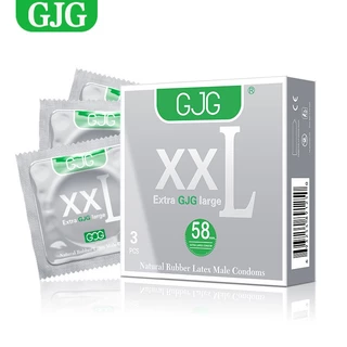 XXL ถุงยางอนามัยไซส์พิเศษ 55,56,58,60,65 (1กล่อง มี10ชิ้น)