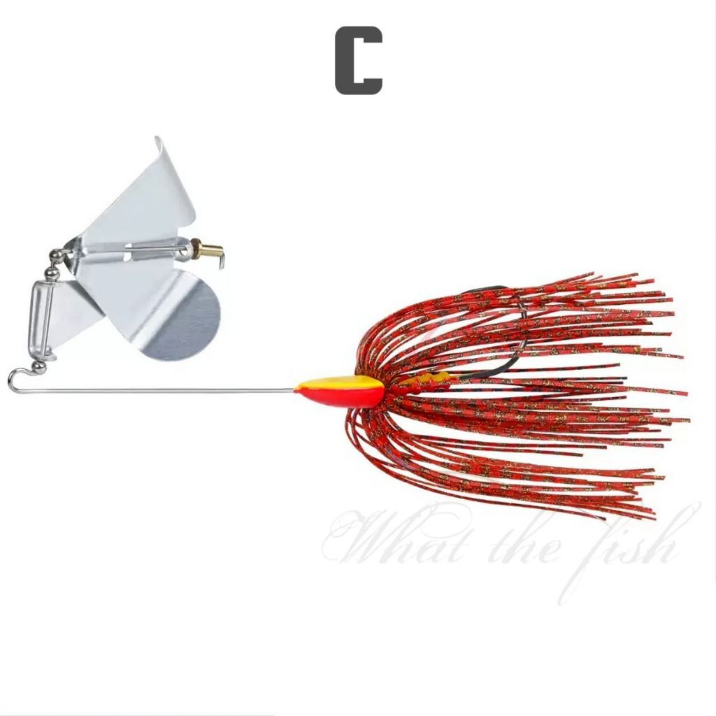 เหยื่อบัสเบท 14.8g / 25.3g เหยื่อใบเคาะ  เหยื่อตกปลาชะโด เหยื่อปลอมตกชะโด R179 - รูปที่ 6