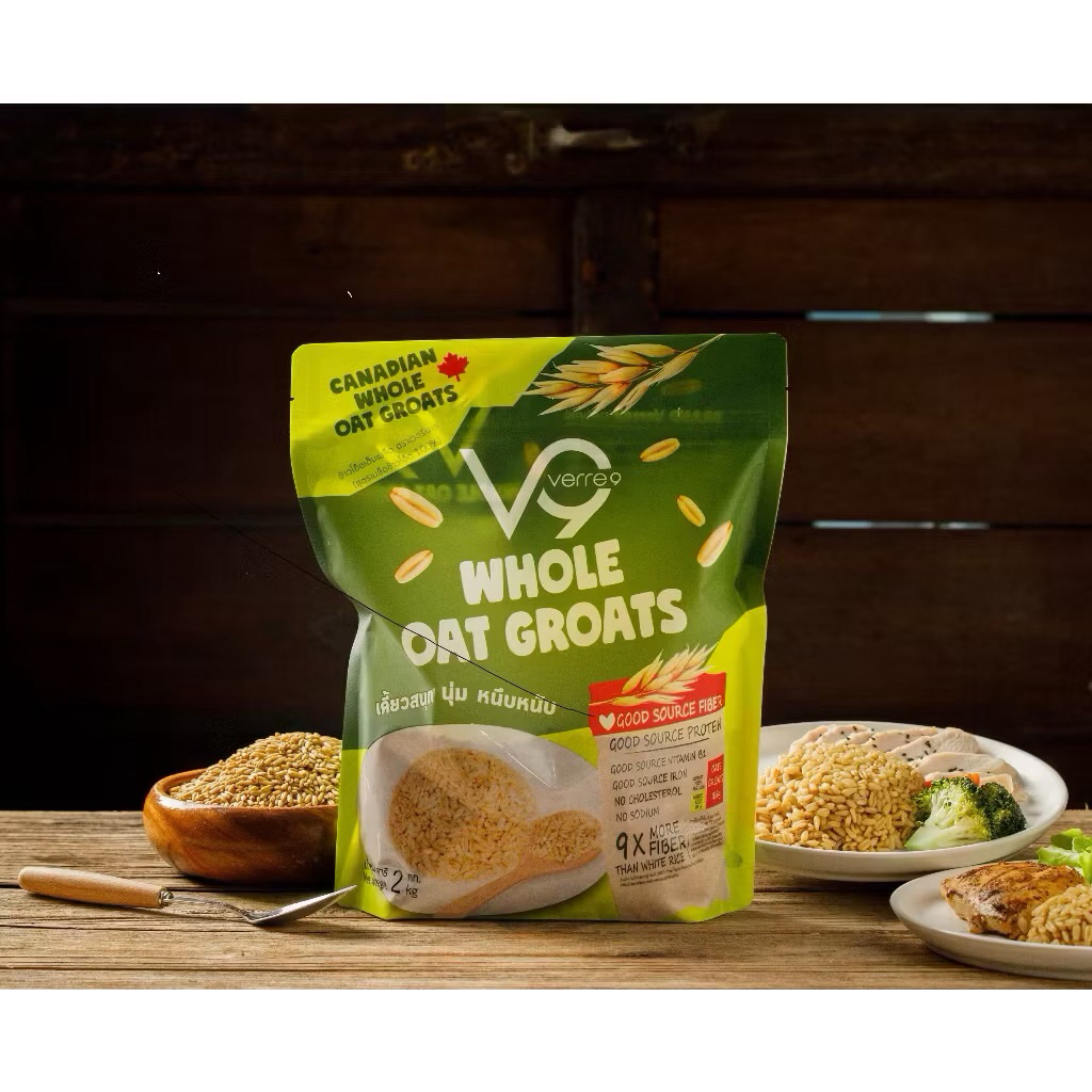 ข้าวโอ๊ตแบบหุงเต็มเมล็ด 1-2 กิโลกรัม🛒กดส่งด่วนได้ค่ะ🛒 เพื่อสุขภาพไฟเบอร์สูง 9เท่า
