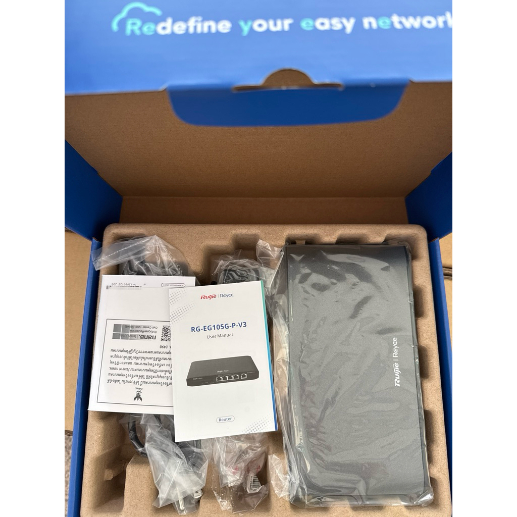 RG-EG105G-P / RG-EG105G V3 Ruijie Reyee Cloud Managed PoE Router Gigabit Switch ประกันศูนย์ไทย 3 ปี ราคา ถูกที่สุด ดีลบีเคเค แกลเลอรีภาพที่ 7