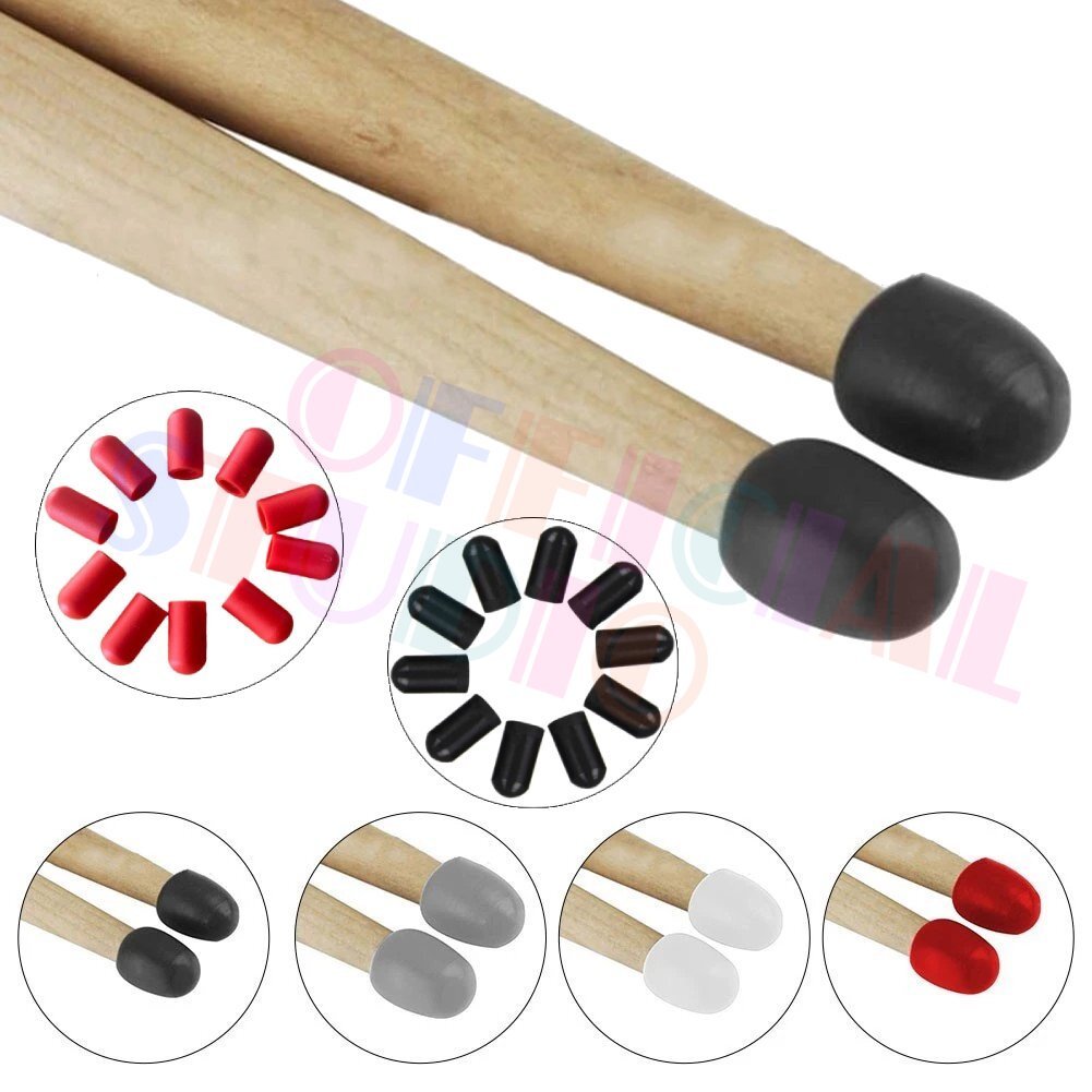ซิลิโคน หัวไม้กลอง ราคา/คู่  Drumstick Cap Silicone Drum｛ส่งเร็ว 🚀｝