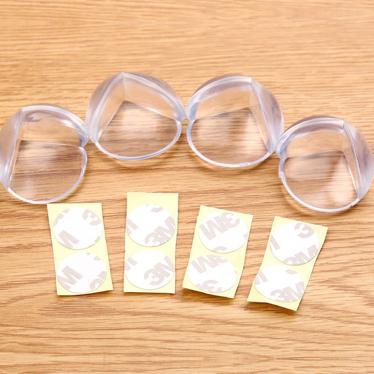 1คู่(2ชิ้น) ซิลิโคนกันกระแทก ติดมุมโต๊ะ/ตู้/เตียง ป้องกันการเดินชน สีใสพร้อมกาว ซิลิโคนใสกันกระแทก กันกระแทกมุมโต๊ะ - รูปที่ 5