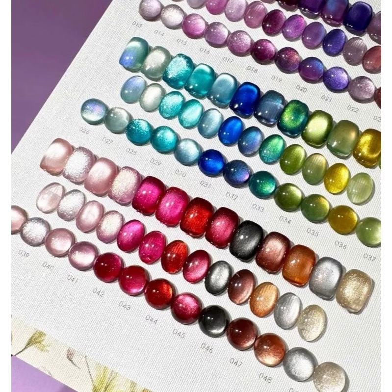 (แบบแยกขวด) Cateye Milan 50สี มิลาน สีแคทอาย สีเจล เล็บเจล