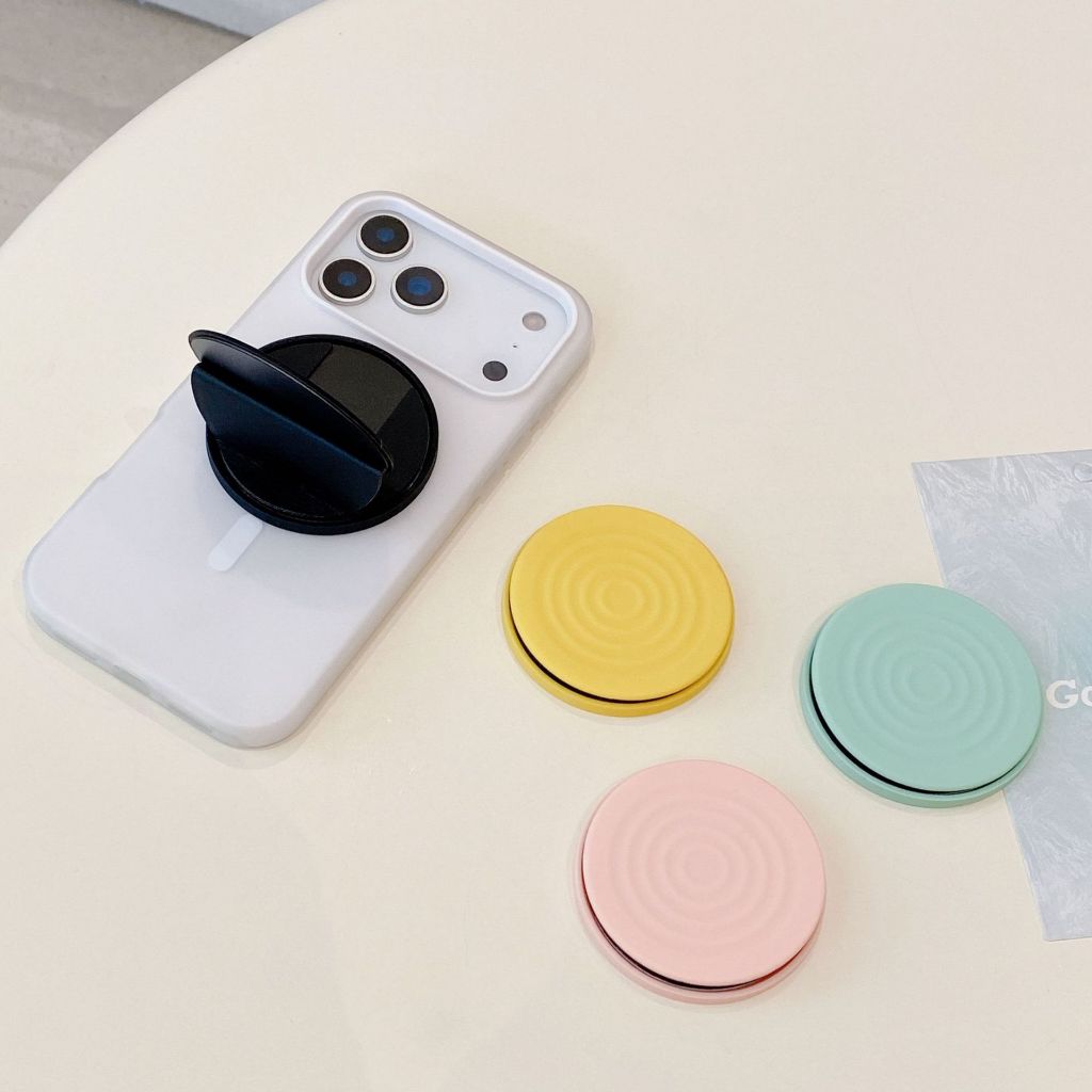 Griptok แม่เหล็กหมุน 360° สีพาสเทลน่ารัก ติดแน่น ใช้งานได้กับเคสแม่เหล็กทุกรุ่น (พร้อมส่งในไทย)
