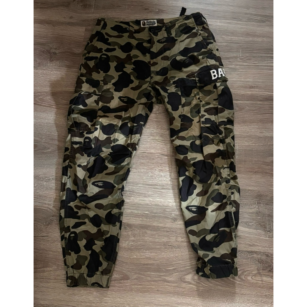 (มือสอง) กางเกงคาโก้ BAPE size M เอว32