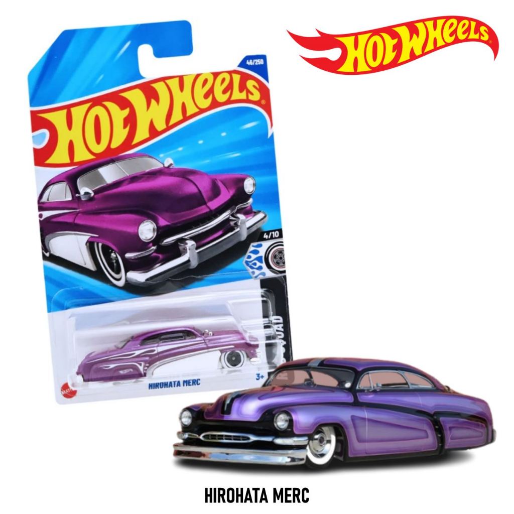โมเดลรถเหล็ก ฮอตวิว Hot Wheels- HIROHATA MERC - HW Celebration Racers (2025) สเกล1/64 ลิขสิทธิ์แท้ HHC1