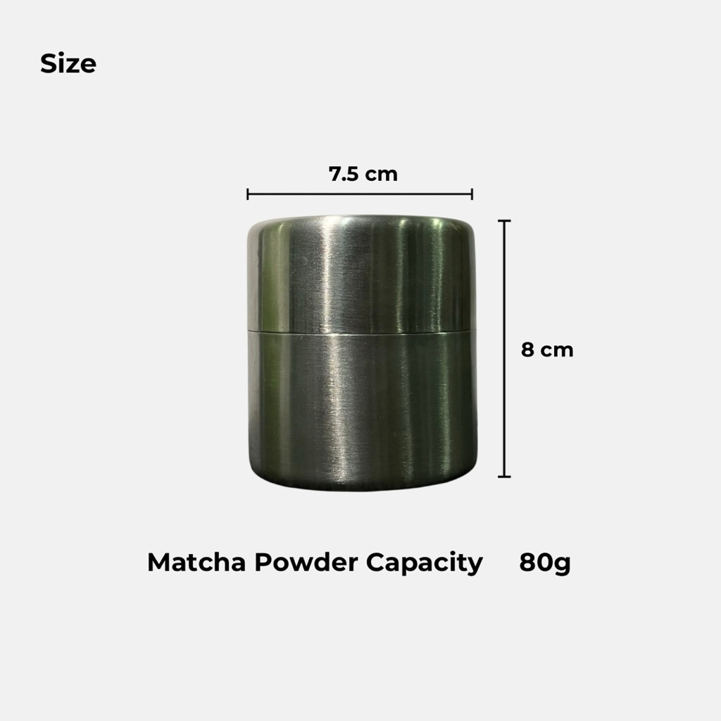 BREWIFY - Zen Matcha Tin 2-in-1 Sifter กระปุกเก็บผงมัทฉะ พร้อมตะแกรงร่อนผงมัจฉะ - รูปที่ 6