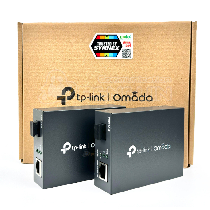 TP-LINK OMADA MC211CS-2 / MC212CS-2 MEDIA CONVERTER GIGABIT WDM หัวและท้าย *ต้องใช้คู่กัน* รับประกัน