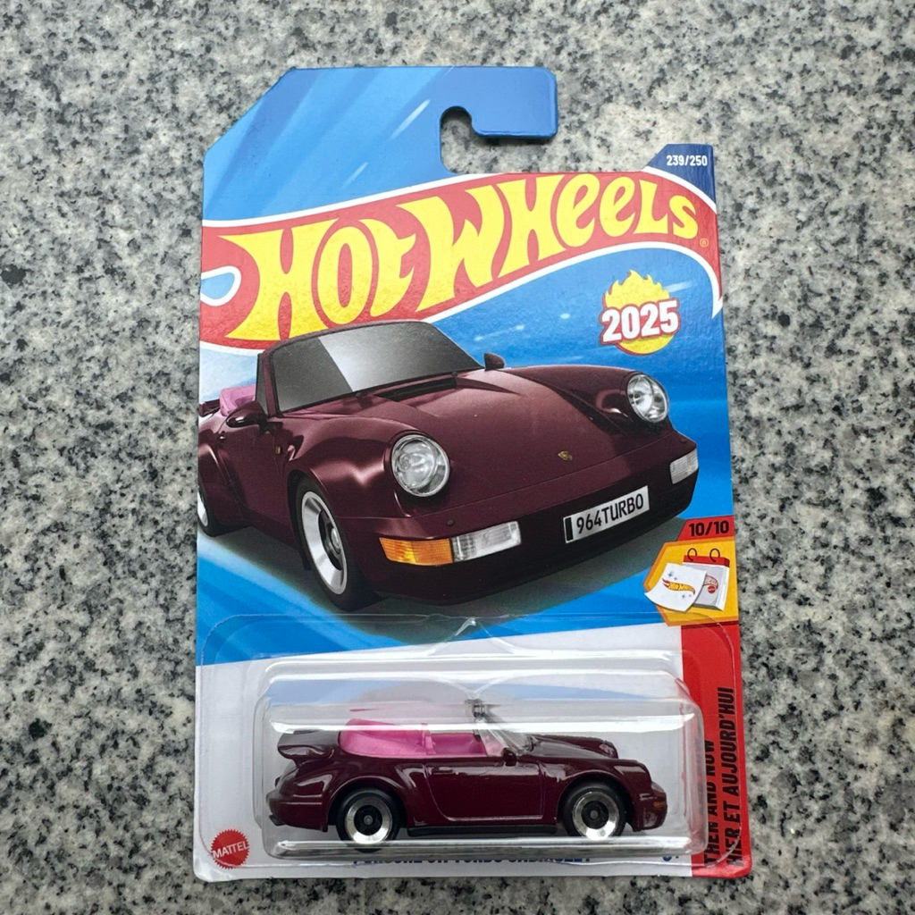 รถเหล็ก Hotwheels Porsche 911 Turbo Cabriolet
