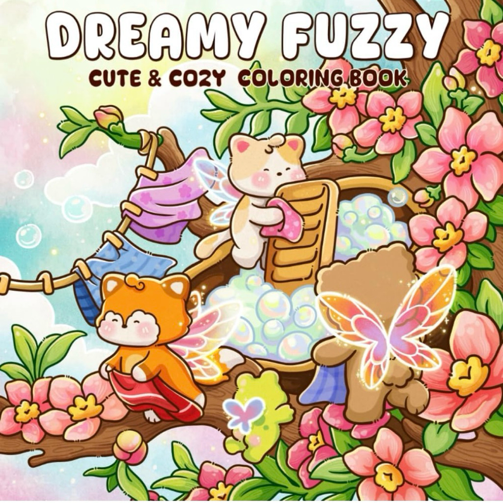 สมุดระบายสี Dreamy Fuzzy by Hygge Artful