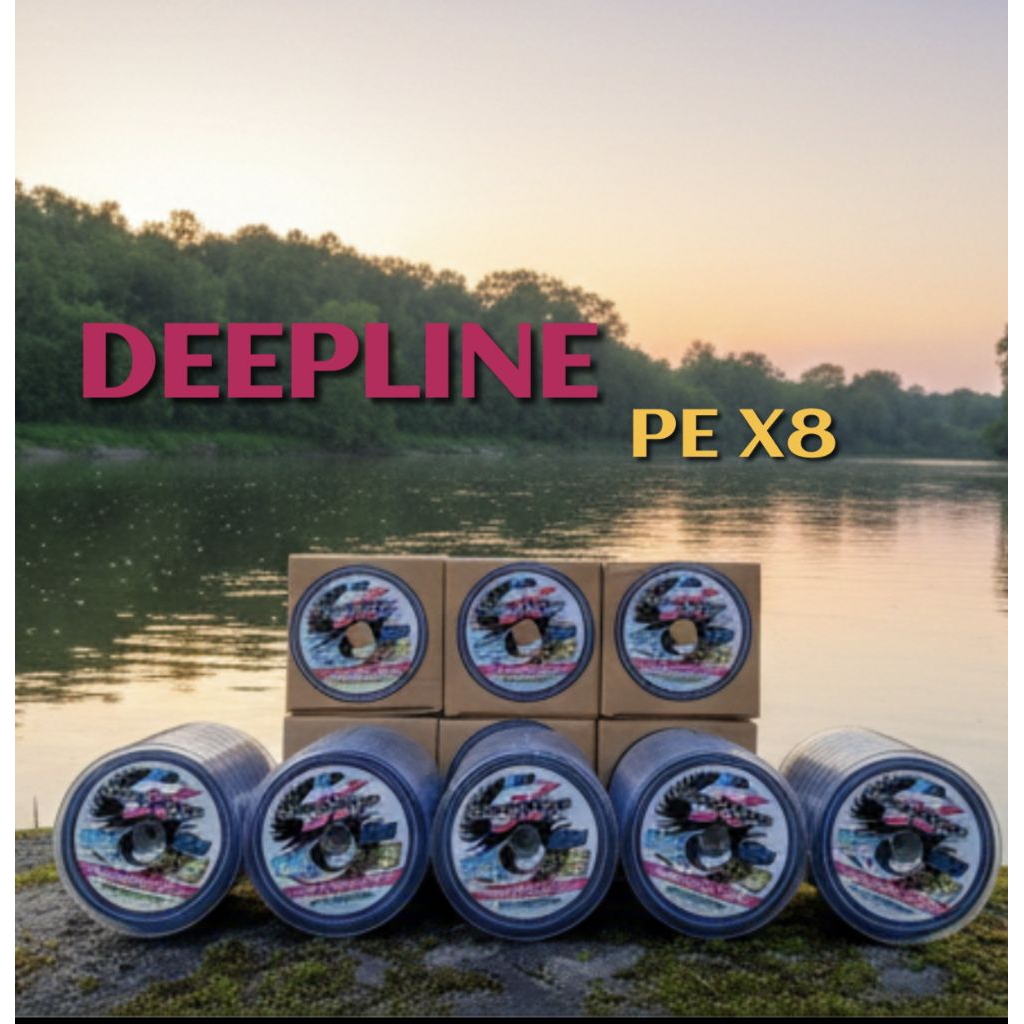 สาย PE DEEPLINE - X8 ยาว 100เมตร