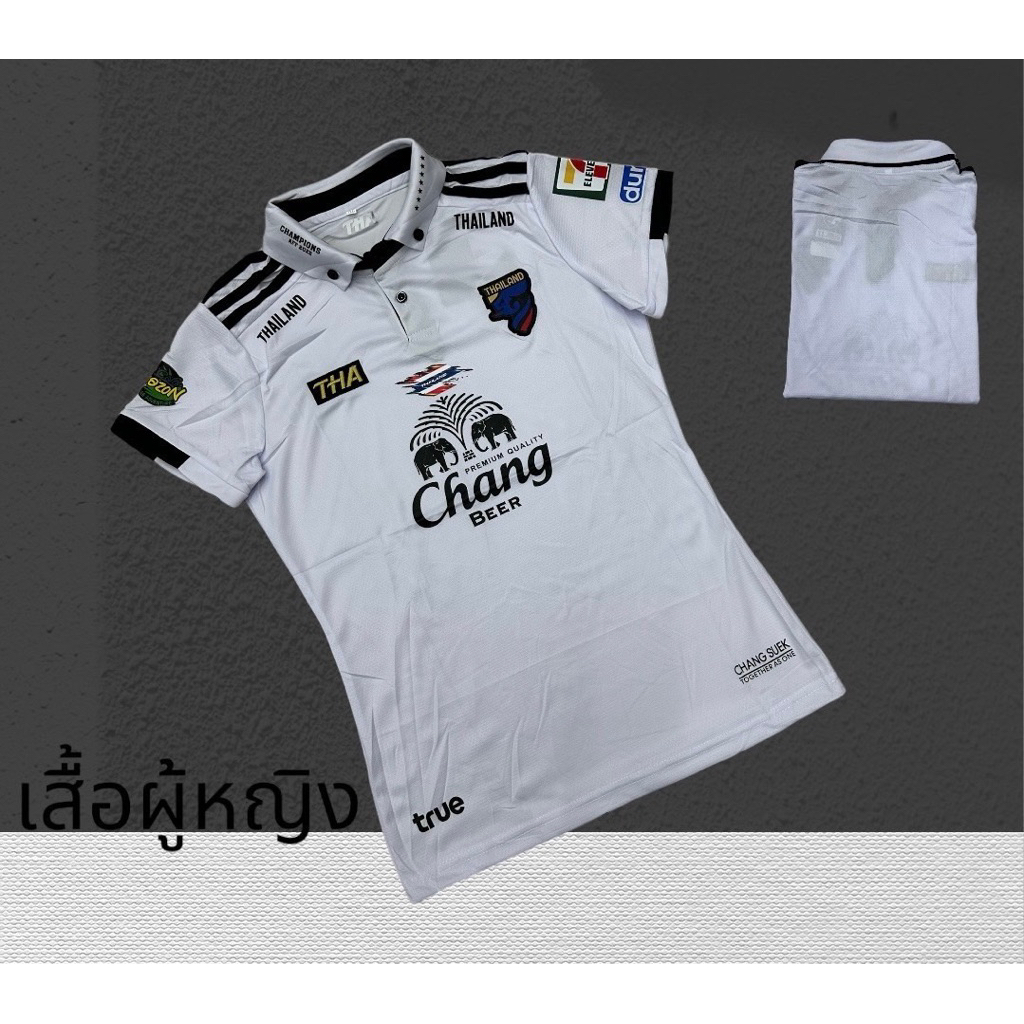 เสื้อบอลเสื้อกีฬาผู้หญิงขนาดฟรีไซร้อก32ถึง38ทรงเข้ารูปผ้านิ่มเย็นใส่สบาย