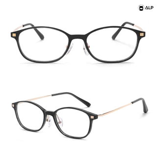 ALP แว่นกรองแสง ทรงสี่เหลี่ยมมน รุ่นRENA น้ำหนักเบา ไม่เจ็บหู กรองแสงสีฟ้า Computer Glasses BB0126