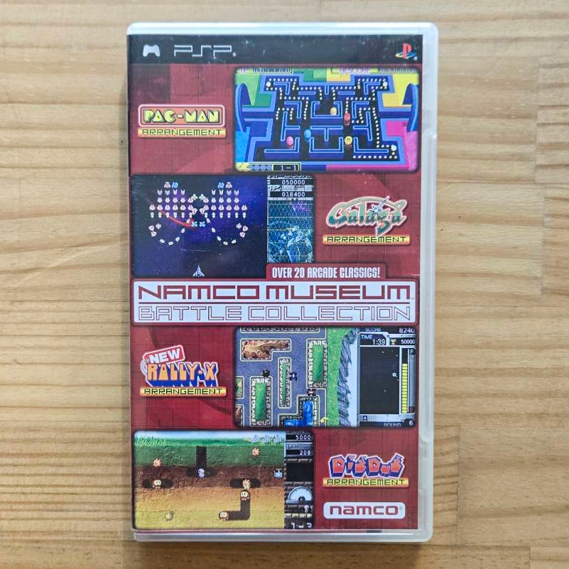 Namco Museum - BATTLE COLLECTION : แผ่นเกม Namco Museum รวมสุดยอดเกมอาเขต สำหรับเครื่อง PSP {มือสอง}