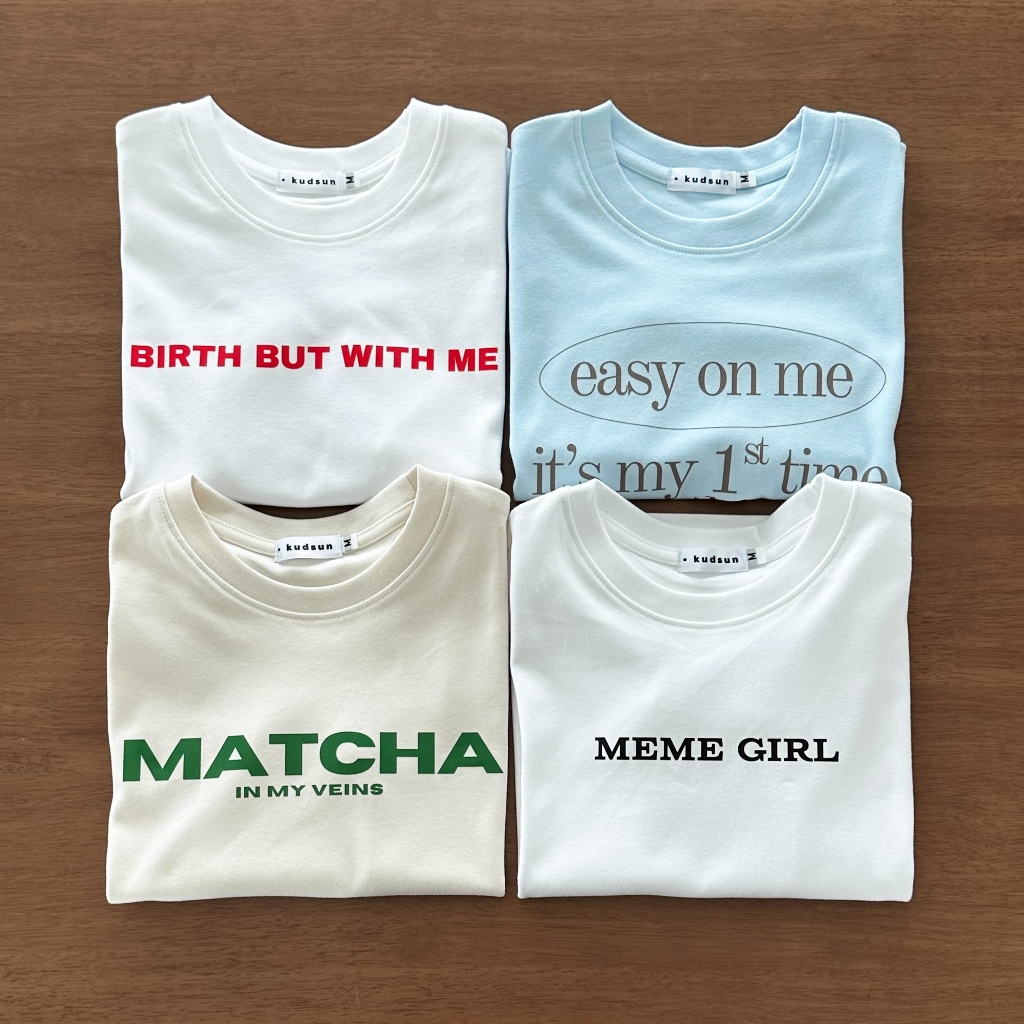 เสื้อ Baby Tee คอตตอนแท้ 100% ทรงสวย ยืดกระชับ ระบายอากาศดี