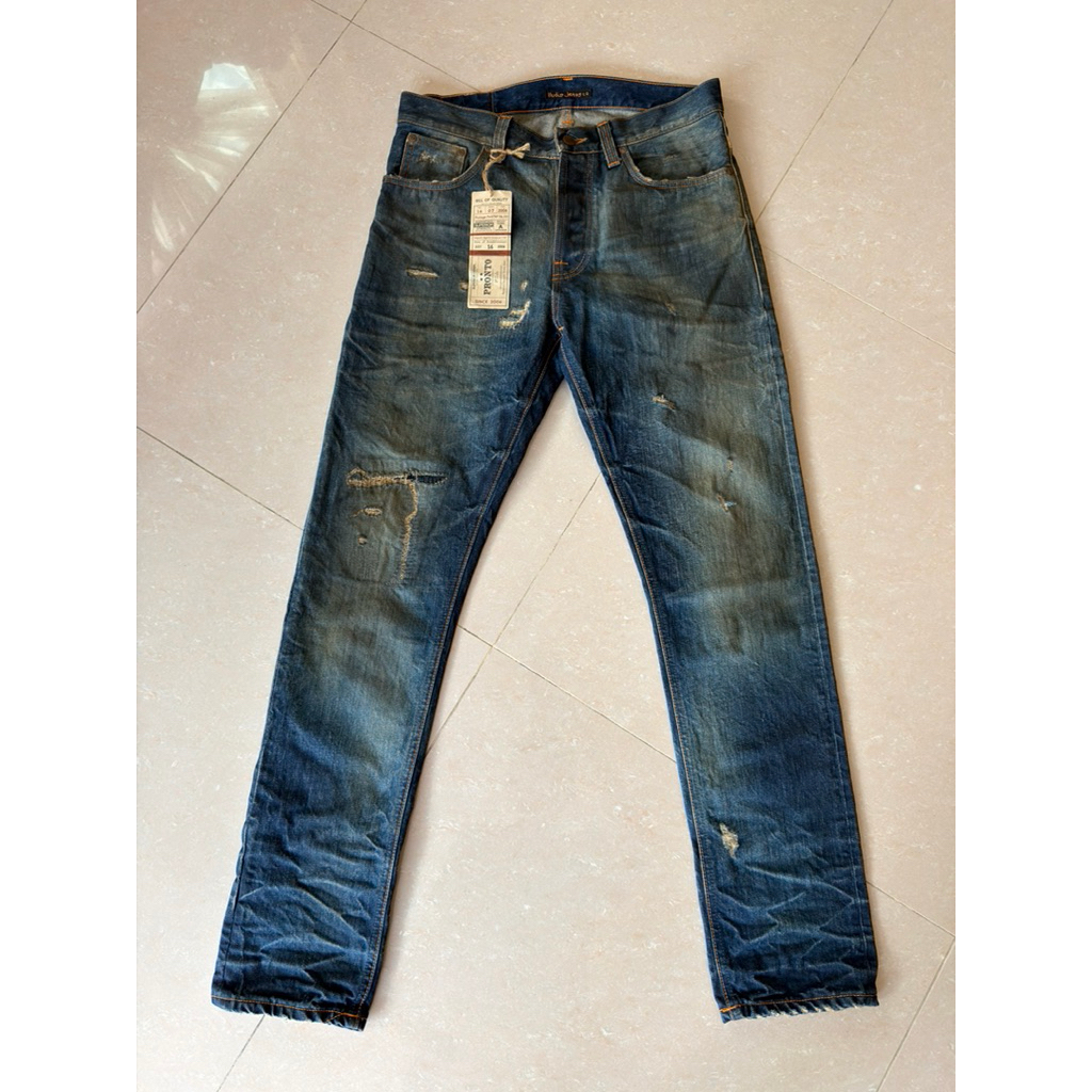 กางเกงยีนส์ Nudie Fearless Freddie Love Replica W31 L32