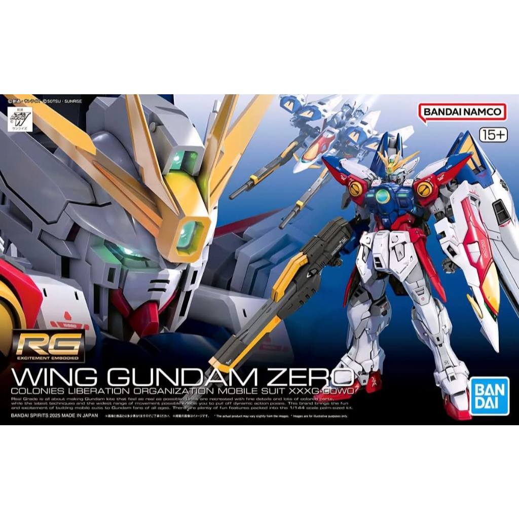 พร้อมส่ง Bandai RG Wing Gundam Zero TV ของใหม่