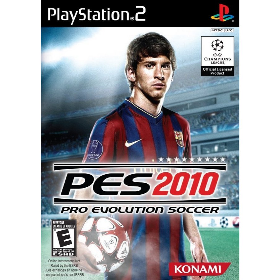 Pro Evolution Soccer 2010 PS2 (Europe) แผ่นไรท์ps2 แผ่นเกมเพทู เกมps2 เกมฟุตบอล pes2010