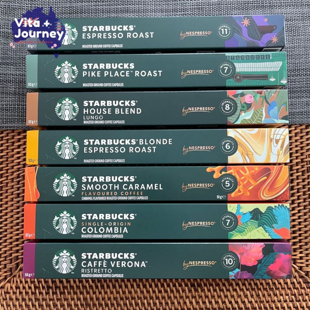 ของแท้พร้อมส่ง Starbucks Nespresso Capsule กาแฟแคปซูล สตาร์บัคส์ (10 แคปซูล/กล่อง)