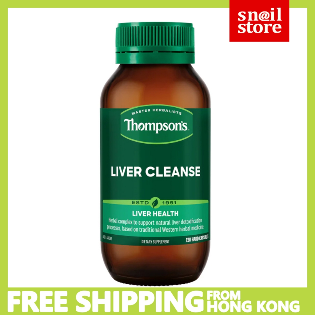 Thompson's Liver （EXP 2027） Cleanse  (120 Capsules) Support Liver Health & Detox