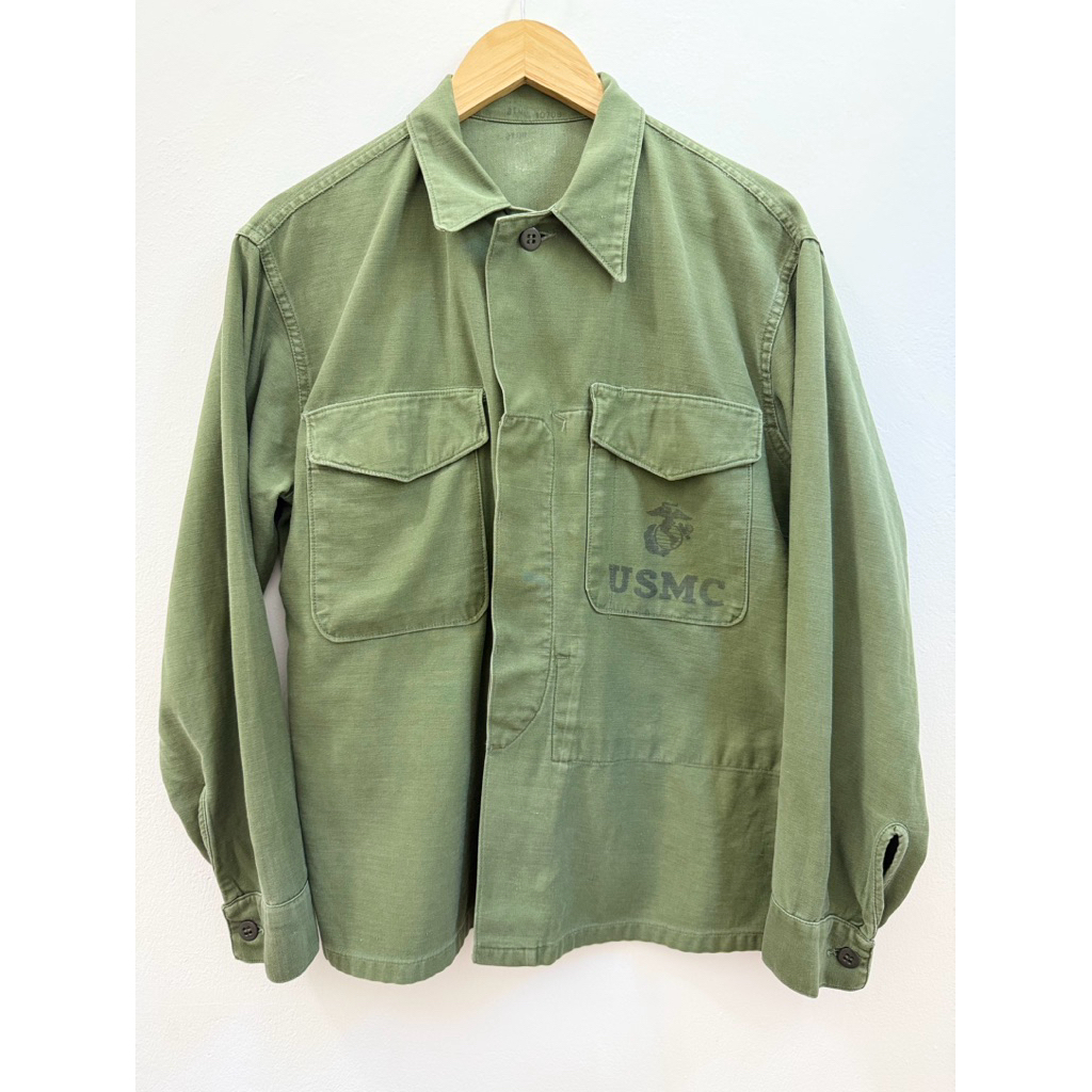 VINTAGE USMC OG-107 P56 JACKET, 1950’s, US Army 💯 (Made in USA)