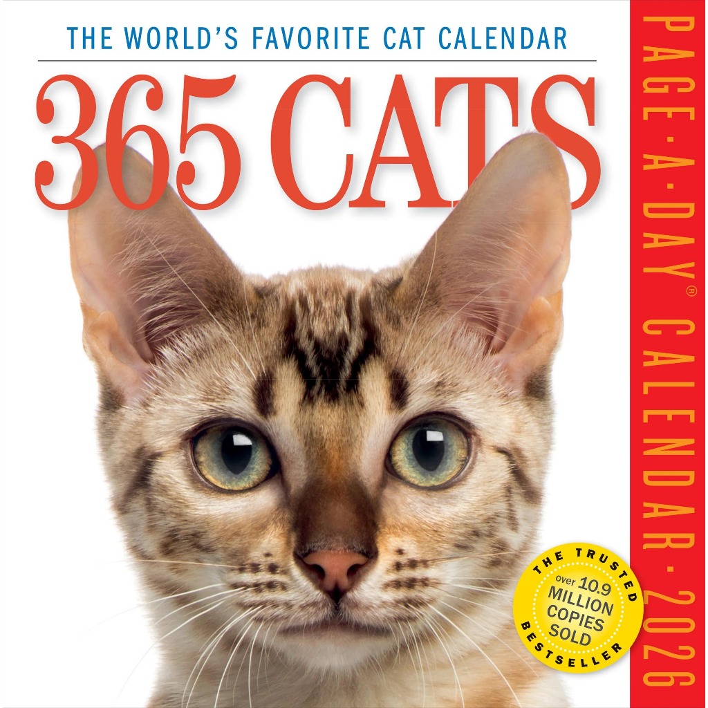 365 Cats Page-A-Day Gallery Calendar 2026 | ปฏิทิน 365 วัน แมวสุดฮิตอันดับหนึ่งของโลก ปี 2026