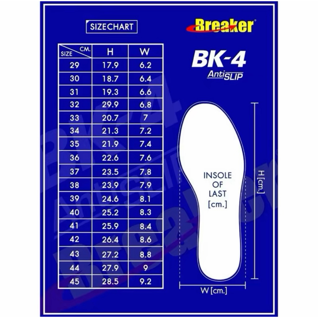 💦พร้อมส่ง💦 Breaker รองเท้านักเรียนเบรกเกอร์ รุ่น BK-30 รองเท้าผ้าใบเบรกเกอร์ รองเท้าผ้าใบพื้นฟุตซอล รูปที่ 4