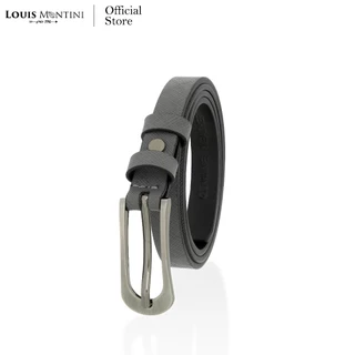 Louis Montini Sapphire Women's belt เข็มขัดหนังแท้ เข็มขัดแฟชั่น เข็มขัดผู้หญิงหนังแท้ MGW224