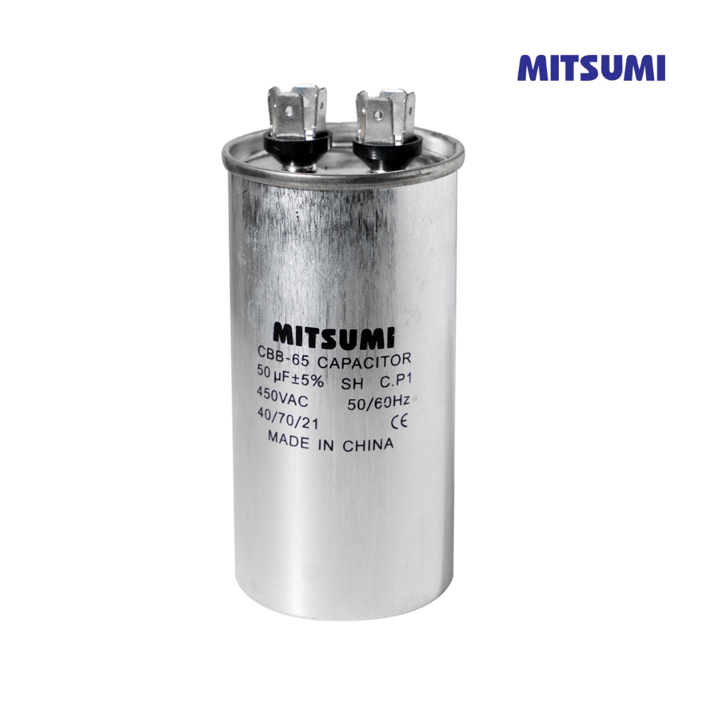 คาปาซิเตอร์ C อลูมิเนียม CBB-65-4A 50 / 450V