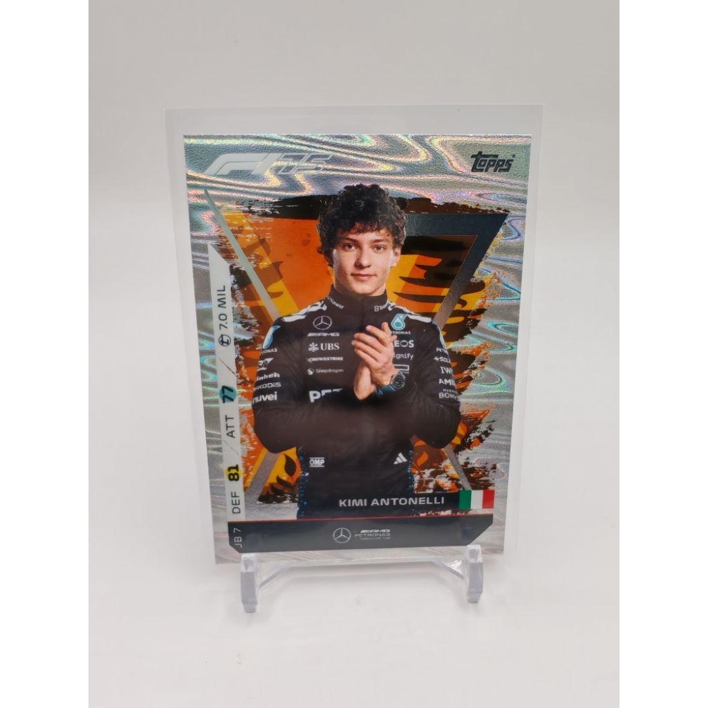 การ์ด f1 topps turbo attax 2025 kimi antonelli