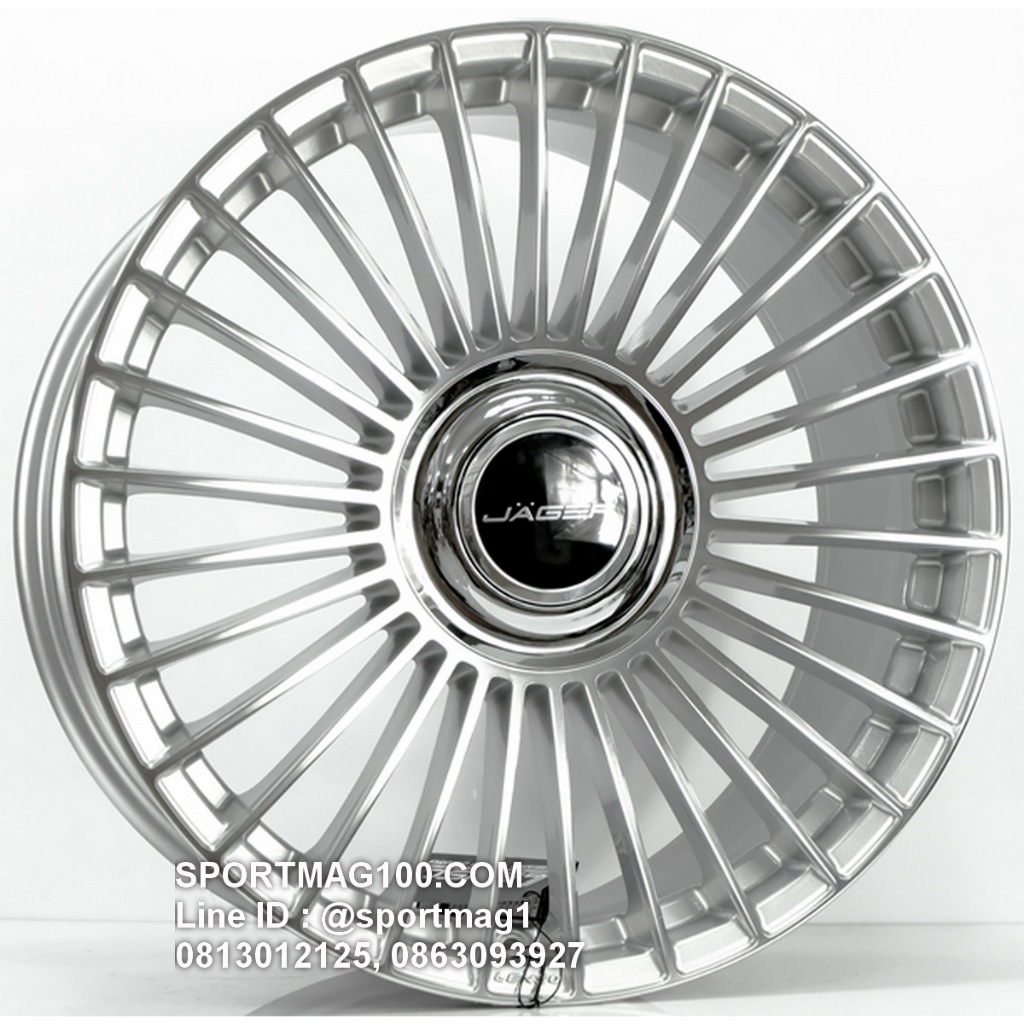 ล้อแม็กซ์ Lenso Jager Crown Litetech+ ขอบ20นิ้ว 6รู139.7 สีเงิน กว้าง9นื้ว Offset15 [22423]