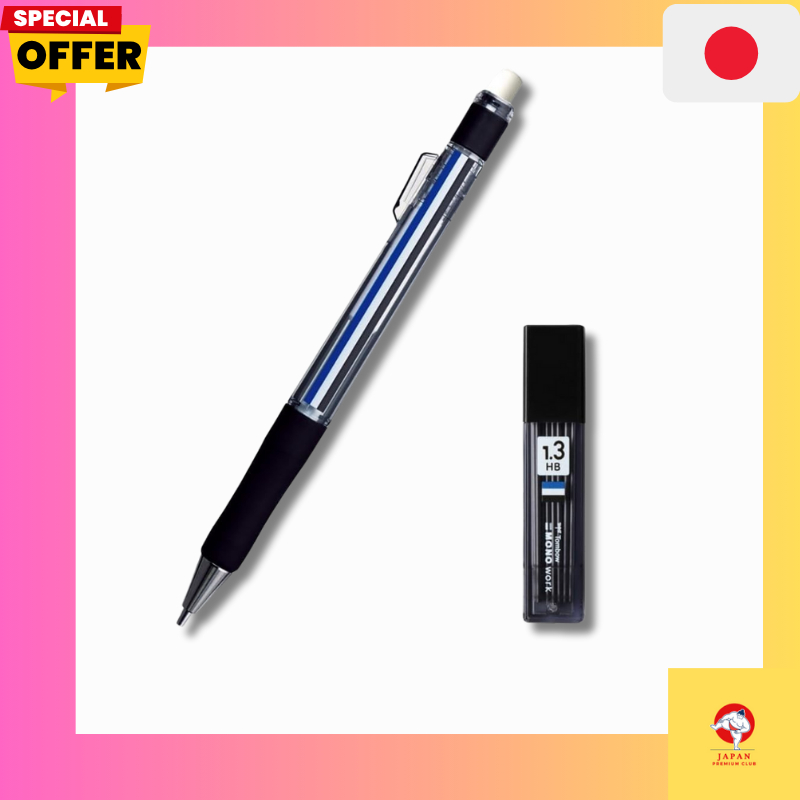 Tombow Mono Work Mark Sheet Mechanical Pencil 1.3mm, w/ Eraser & HB Lead, PCB-251