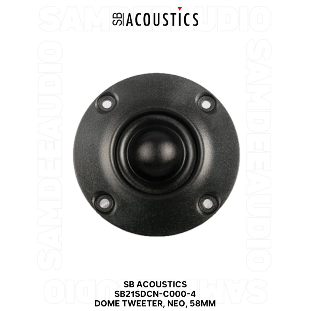 ราคาต่อข้าง/SB Acoustics SB21SDCN-C000-4 Dome Tweeter, Neo, 58mm