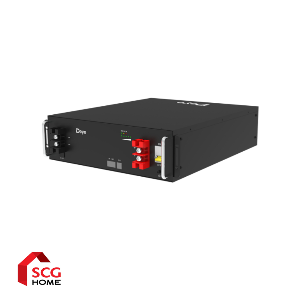 Deye แบตเตอรี่สำรองพลังงานไฟฟ้า LV 5.12KWH battery  SE-G5.1 IP20 (ราคาต่อ 1 ก้อน) (จำกัดการขายและพื้