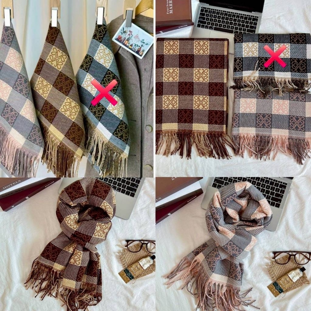 ผ้าคลุมไหล่ ผ้าพันคอ หวานลมุน
งานผ้าถัก เส้นใยโพลีเอสเตอร์