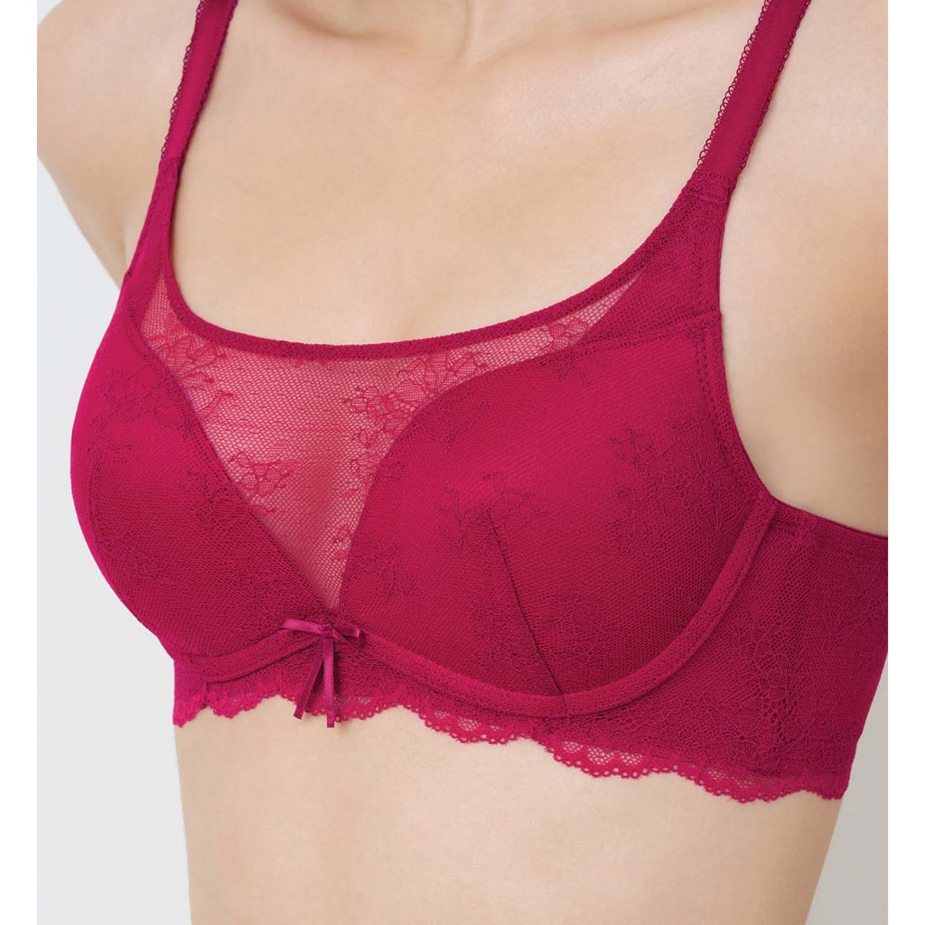 Triumph เสื้อชั้นในดันทรงแบบไม่มีโครง รุ่น Tri-Air Lite Luna HU-R รหัส 10227048 สีแดง 2370 — صورة 4