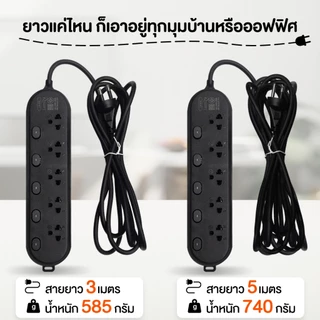 Plug Lumira LS-903/LS-904/LS-905 ปลั๊กไฟ ลูมิล่า/3เมตร/5เมตร/งานแท้ มี มอก. สายทองแดงแท้100% ปลอดภัย100% พร้อมเบรกเกอร์