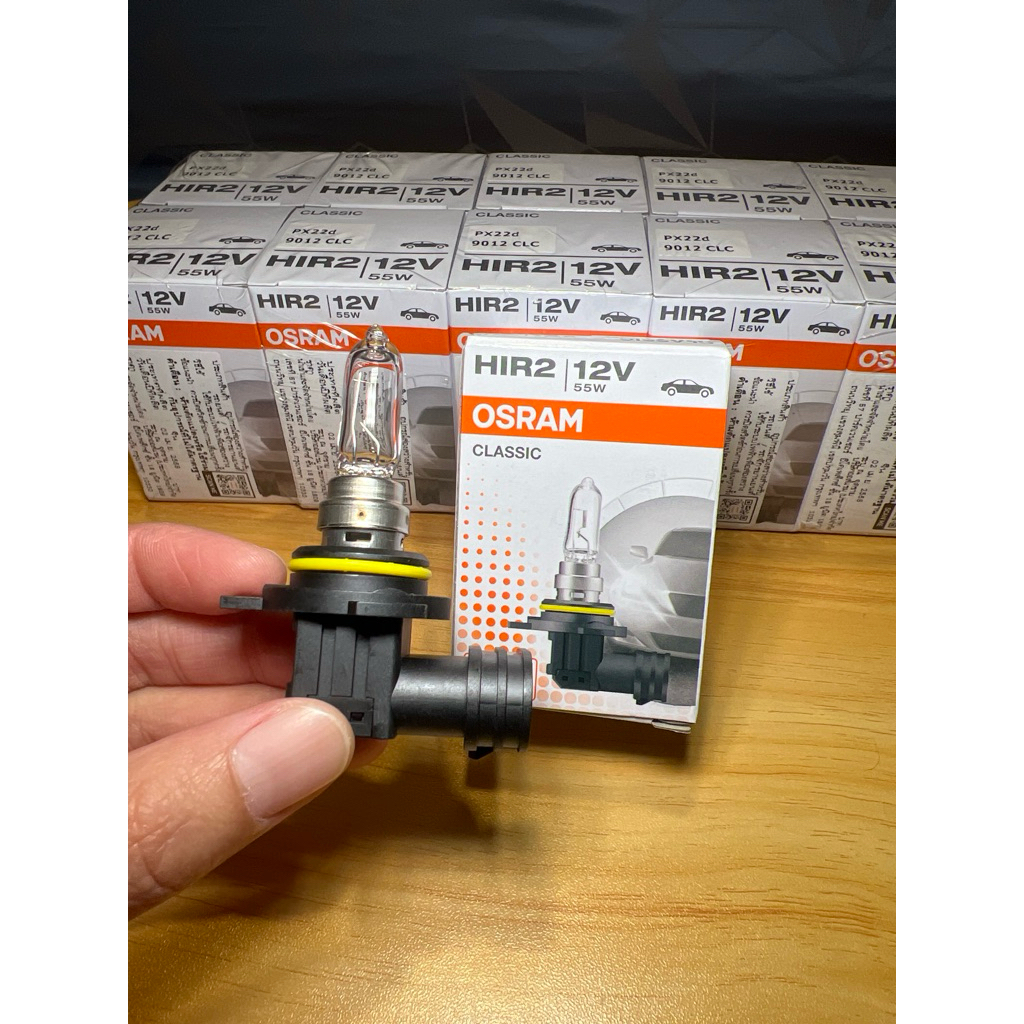 หลอดไฟหน้า รถยนต์ OSRAM HIR2 9012 CLC 12V 55w จำนวนหลอดเลือกในตัวเลือก