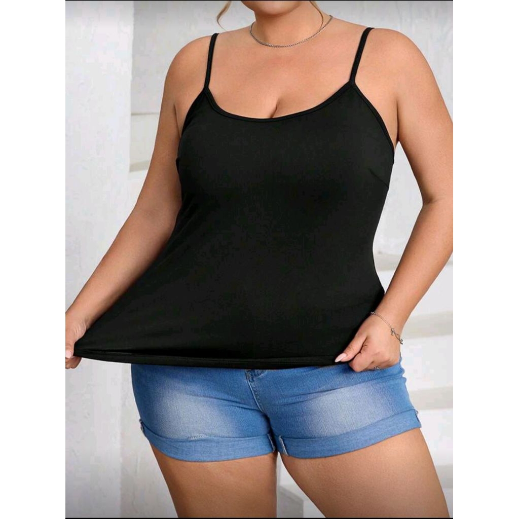 DADABRA รหัส B1 เสื้อสายเดี่ยวคนอ้วน พร้อมส่งจากไทย🇹🇭 หนัก 60-120KG สายเดี่ยวสาวอวบอ้วน อก40-62" size 5XL- 6XL ใหญ่พิเศษ