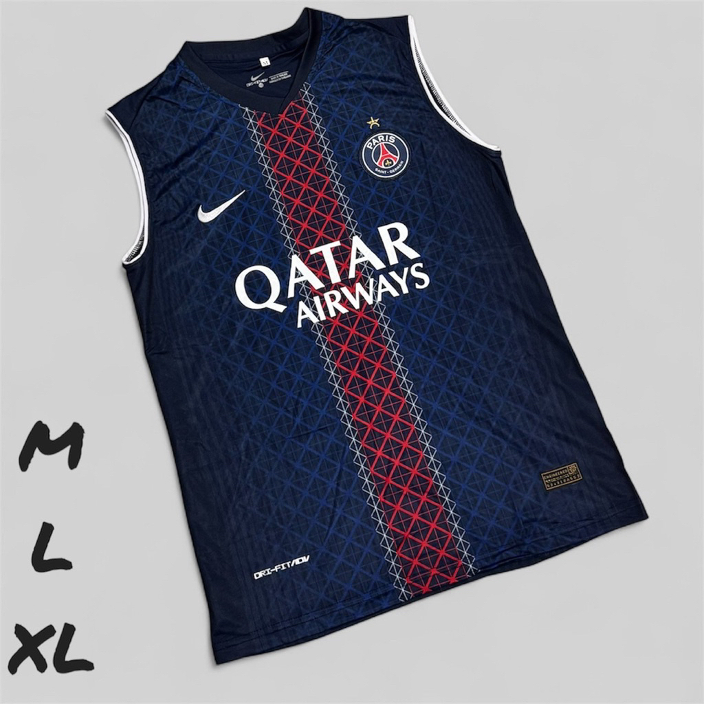 เสื้อบอลเสื้อกีฬาแขนกุดมีแค่เสื้อผ้านิ่มเย็นใส่สบายขนาดไซร้M L xL