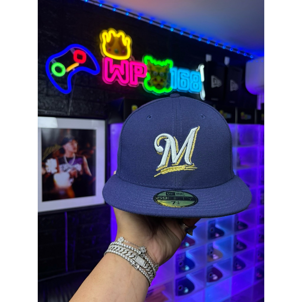 New Era Milwaukee Brewers OG 59FIFTY Cap Size7 1/4(57.7 cm.)⚾️Ⓜ️