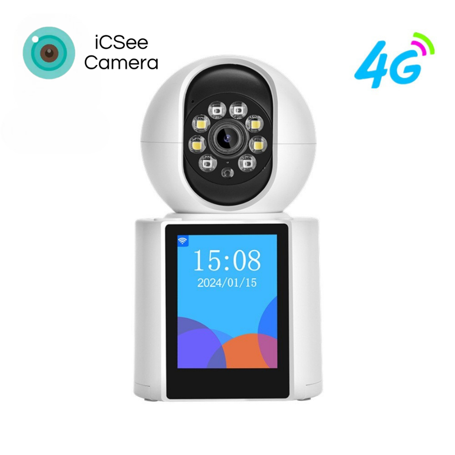กล้องวงจรปิด KTvsion วิดีโอคอลสองทาง ไร้สาย WiFi ip Video Calling Smart Camera หมุนได้ เชื่อม iCSee