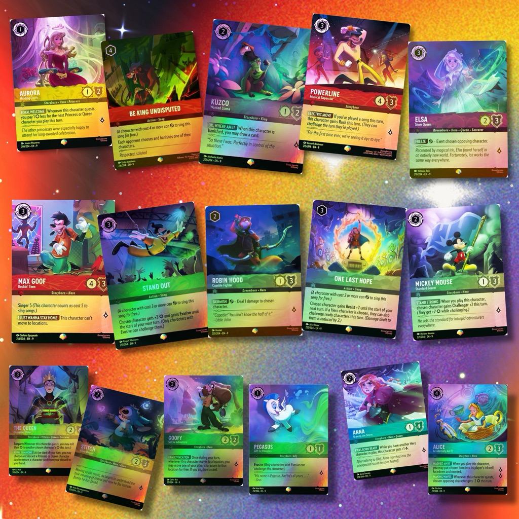 Disney Lorcana Set 9 FABLED ระดับ Epic